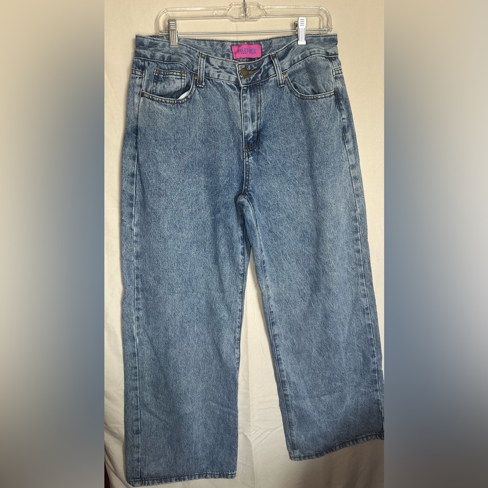 Chic Blue Straight Leg Women's Jeans